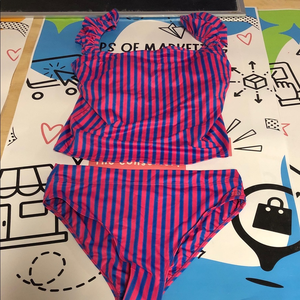 NWOT Albion Bella Berry tankini